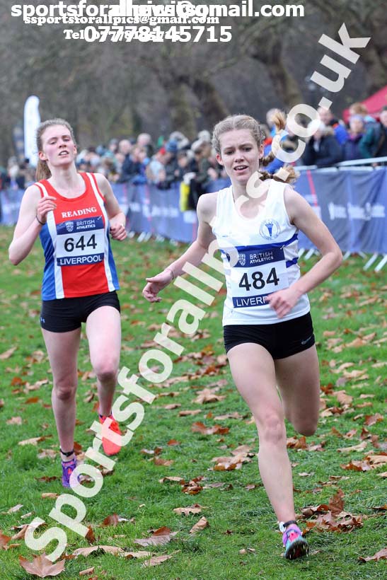 Womens under-17s and junior British Athletics Liverpool Cross Challenge, Sefton Park, Liverpool. Photo:  David T. Hewitson/Sports for All Pics